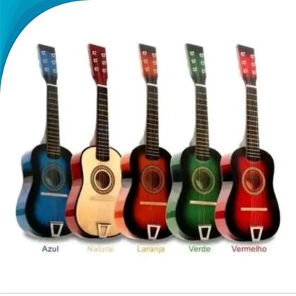 Imagem de Mini Violão Infantil Cordas Resistentes Envio Relâmpago