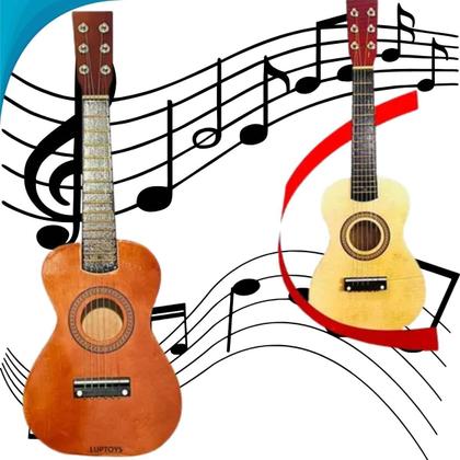 Imagem de Mini Violão Infantil Cordas Resistentes Envio Relâmpago