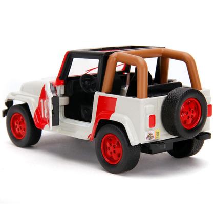 Imagem de Miniatura - 1:32 - Jeep Wrangler - Jurassic Park - Jada Toys 32129