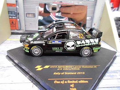 Imagem de Miniatura 1/43 Rally Lancer Evo 9 IX Escócia 2010 D.Barry