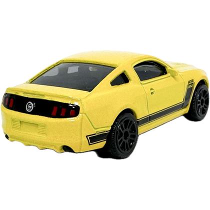 Imagem de Miniatura - 1:59 - Ford Mustang Boss 302 - Amarelo - Racing Sports Premium - Majorette 212052793STB