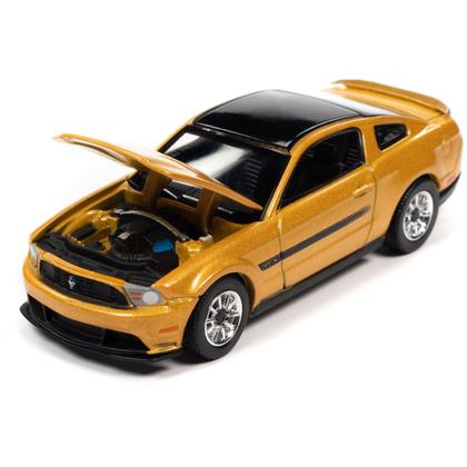 Imagem de Miniatura - 1:64 - 2012 Ford Mustang GT/CS Yellow - Mordern Muscle R3 - Auto World AW64372