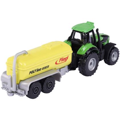 Imagem de Miniatura - 1:64 - Deutz-Faur 9340 e Fliegl Tank - Trailer - Majorette 212053154