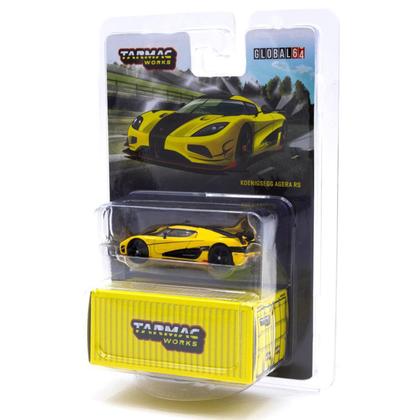 Miniatura - 1:64 - Koenigsegg Agera RS Amarelo - Tarmac Works