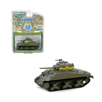 Imagem de Miniatura 1943 M4 Sherman Tank US Army WWII 1:64 Greenlight