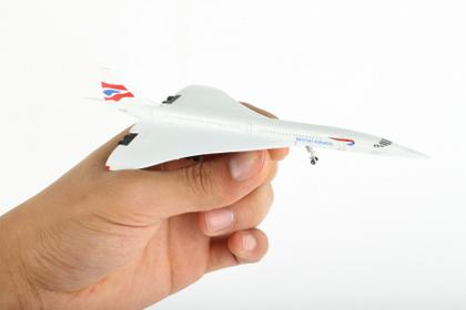 Imagem de Miniatura avião supersônico daron british  concorde 1/350