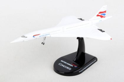 Imagem de Miniatura avião supersônico daron british  concorde 1/350