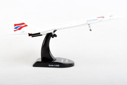 Imagem de Miniatura avião supersônico daron british  concorde 1/350
