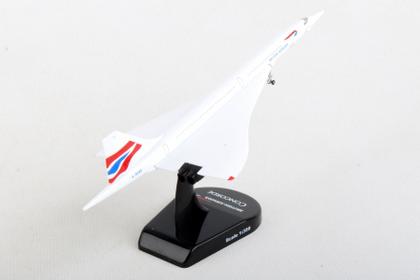 Imagem de Miniatura avião supersônico daron british  concorde 1/350