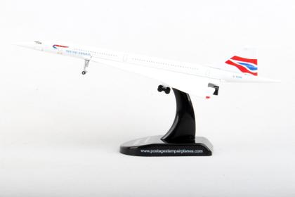 Imagem de Miniatura avião supersônico daron british  concorde 1/350