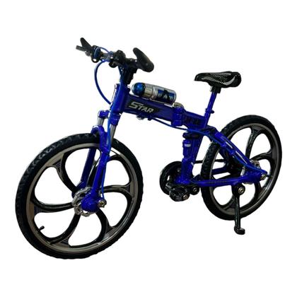 Imagem de Miniatura Bicicleta Bike Star Azul Metal 1:8