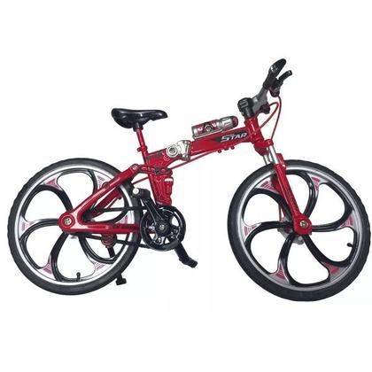 Imagem de Miniatura Bicicleta Montain Bike Ciclismo Speed DFXL2139 Vermelho