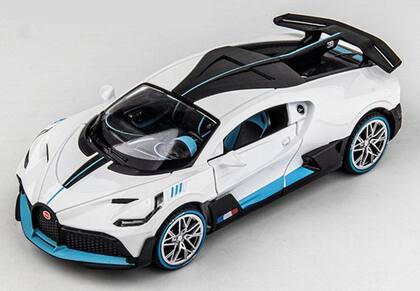 Imagem de Miniatura Bugatti Divo Branca Maisto 1/24