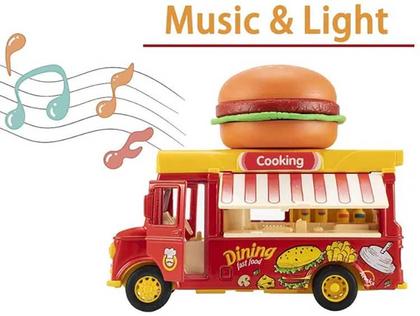 Imagem de Miniatura Caminhão Food Truck sortidos com luz e som 1/36