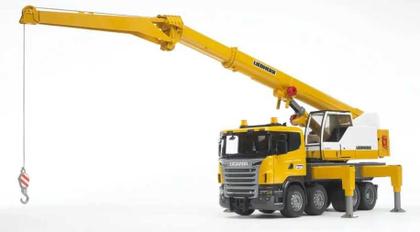 Imagem de Miniatura Caminhão Guindaste Scania R Series Bruder 1/16