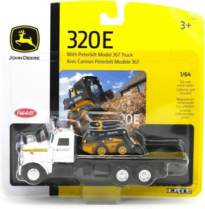 Imagem de Miniatura Caminhão Peterbil 367 Carregadeira John Deere 1/64