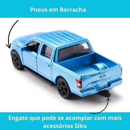 Imagem de Miniatura Camionete Ford F150 Pick Up Camper Com Trailer