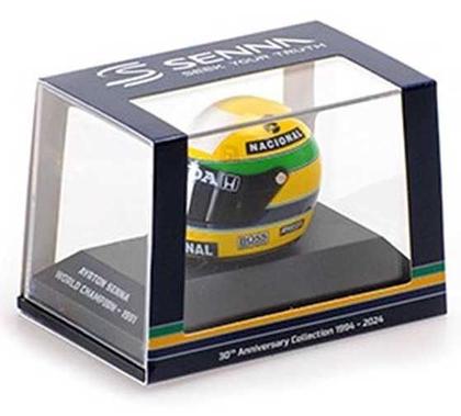 Miniatura Capacete F1 Ayrton Senna MiniChamps Mod. Sortidos