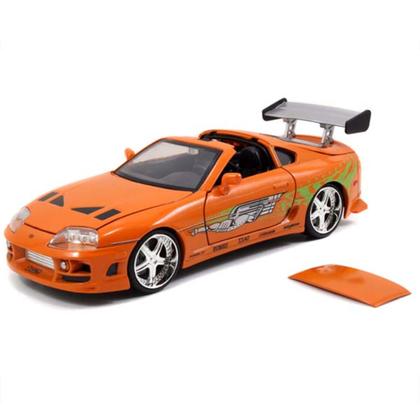 Miniatura Carrinho Fast & Furious Velozes e Furiosos Toyota Supra