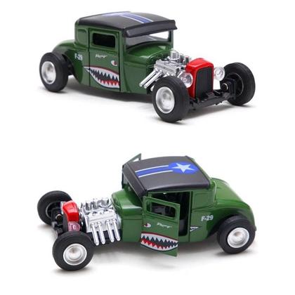 Imagem de Miniatura Carrinho Hot Rod V8 Medida 12 cm Verde