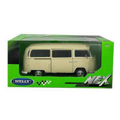 Imagem de Miniatura Carro 1972 Volkswagen Kombi Bus T2 1:24 Welly