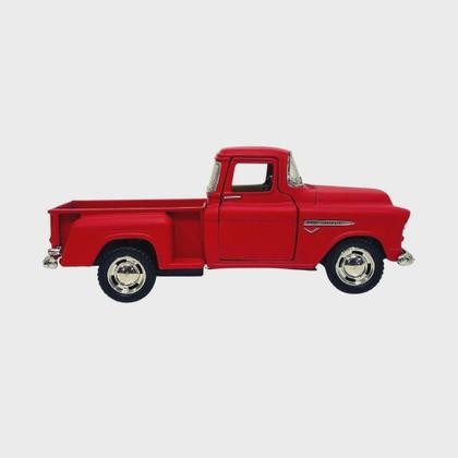 Imagem de Miniatura Carro Chevy Stepside Pick-up 1955 1/32 (Vermelho)