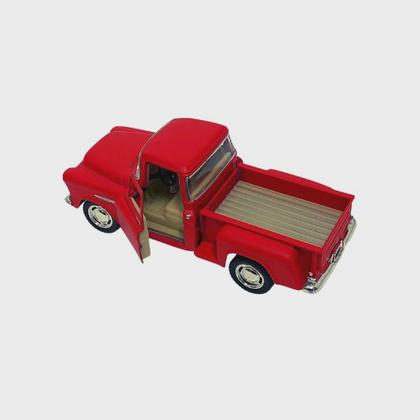 Imagem de Miniatura Carro Chevy Stepside Pick-up 1955 1/32 (Vermelho)