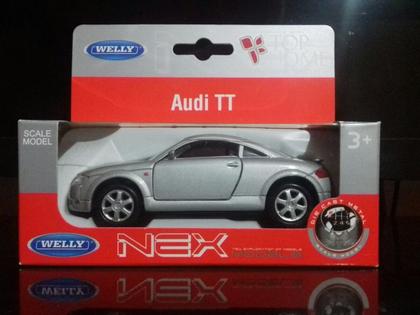 Miniatura Carro Esportivo Audi Tt Coupe Antigo Welly 1/43