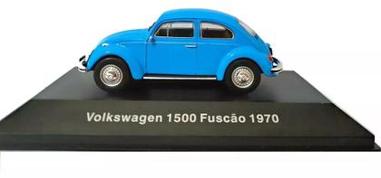 Imagem de Miniatura Carro Fusca Fusquinha Antigo 1970 Coleção Carrinho