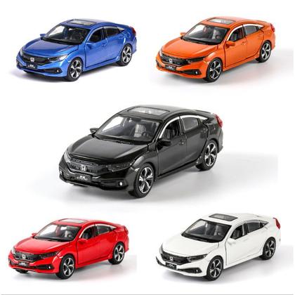 Imagem de Miniatura carro honda civic 1:32 abre 4 portas luz