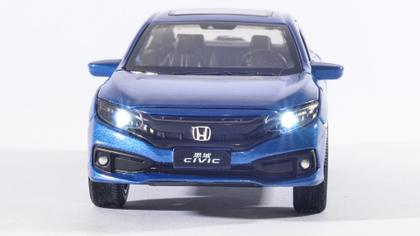 Imagem de Miniatura carro honda civic 1:32 abre 4 portas luz