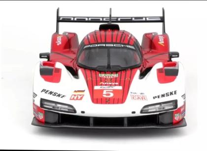 Imagem de Miniatura Carro Porsche 963 9RD 4.6L Turbo V8 (2023) - 1:24 - Burago