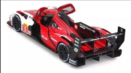 Imagem de Miniatura Carro Porsche 963 9RD 4.6L Turbo V8 (2023) - 1:24 - Burago