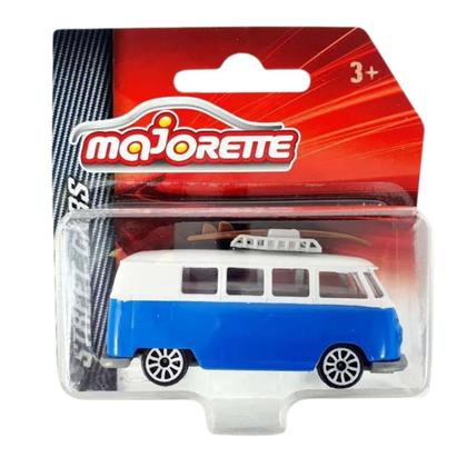 Imagem de Miniatura Carro Volkswagen Kombi T1 1/64 Azul Majorette MAJ212053051CT1