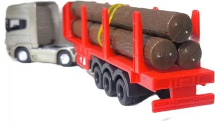 Imagem de Miniatura de caminhão Scania v8 r730 welly 1/64