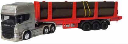 Imagem de Miniatura de caminhão Scania v8 r730 welly 1/64