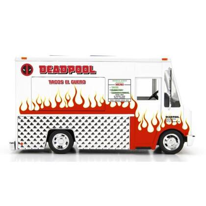 Imagem de Miniatura de Metal Deadpool Taco Truc Metals Die Cast