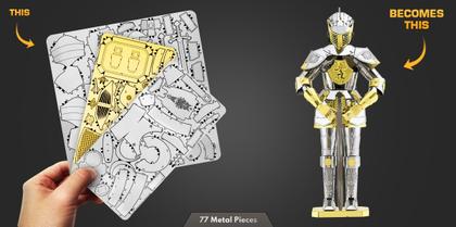 Imagem de Miniatura De Montar Metal Earth Armadura Cavaleira MMS142
