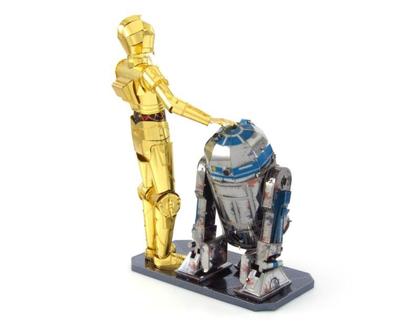 Imagem de Miniatura De Montar Metal Earth Star Wars C-3PO & R2-D2