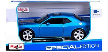 Imagem de Miniatura Dodge Challenger Srt8 Azul 2008 1/24 Maisto