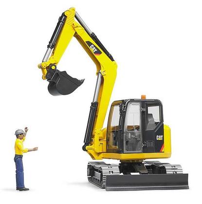 Imagem de Miniatura Escavadeira Cat com Figura operador Bruder 1/16