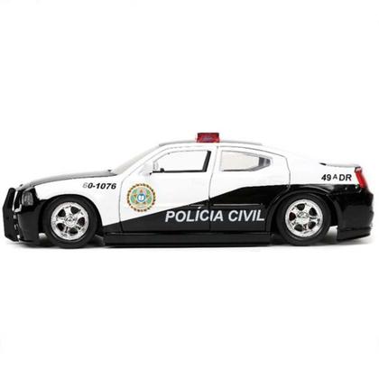 ミニカー FAST&FURIOUS RIO POLICE CHARGER 1/24 Miniatura Fast & Furious Velozes e Furiosos Police Dodge Charger