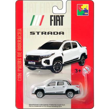 Imagem de Miniatura Fiat Strada Cks 1:64 Pneus De Borracha