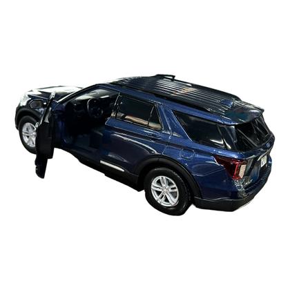 Miniatura Ford Explorer 2022 Azul Motormax Metal 1:24 - Carrinhos