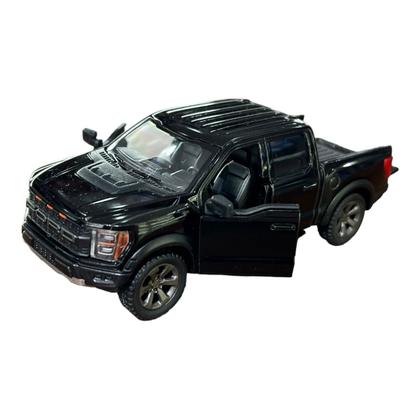 Miniatura Ford F150 Raptor 2022 Preto 1:46 - Kinsmart - Carrinhos