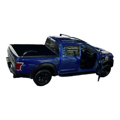 Imagem de Miniatura Ford F150 Raptor Azul Motormax Metal 1:24