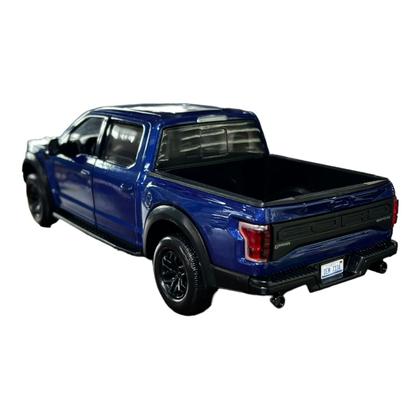 Imagem de Miniatura Ford F150 Raptor Azul Motormax Metal 1:24