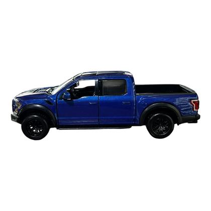 Imagem de Miniatura Ford F150 Raptor Azul Motormax Metal 1:24