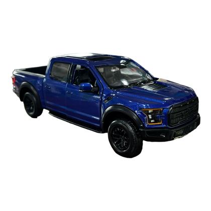 Imagem de Miniatura Ford F150 Raptor Azul Motormax Metal 1:24