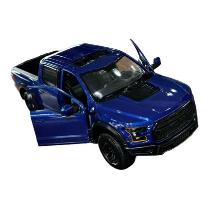 Imagem de Miniatura Ford F150 Raptor Azul Motormax Metal 1:24
